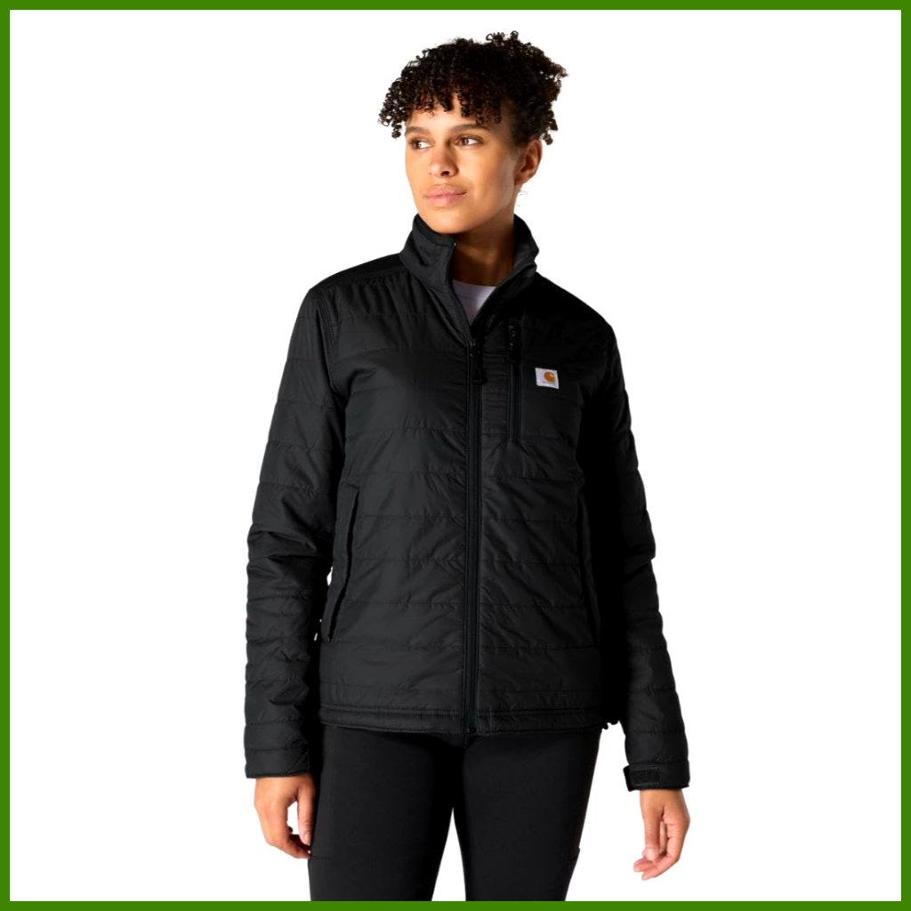 WaterRepellent Lightweight Insulated Jacket With Rain Defender